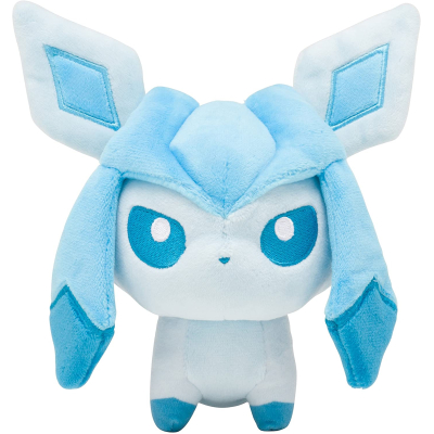 Authentic Pokemon center China pokedoll Glaceon plush +/- 16cm 